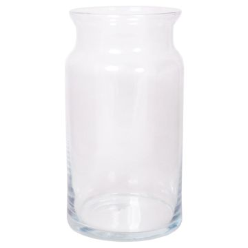 Table vase glass HANNA OCEAN, clear, 11"/29cm, Ø6.3"/16cm