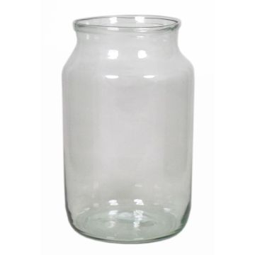 Decorative vase made of glass SADE , clear, 12"/30cm, Ø7"/18cm, 6L