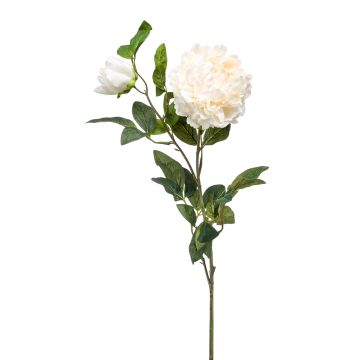 Fake peony ALEDIS, cream, 3ft/100cm