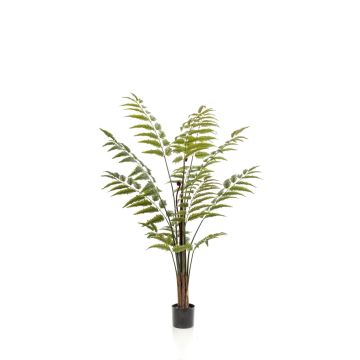 Artificial leatherleaf fern tree ANKOCA, green, 5ft/150 cm