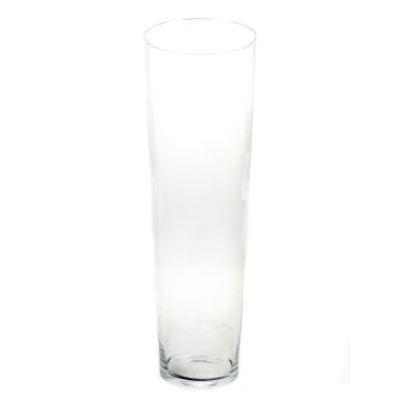 Glass vase AMNA AIR, conical, clear, 28"/70cm, Ø7.5"/19cm