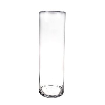 Cylinder glass vase SANYA AIR, clear, 20"/50cm, Ø6"/15cm