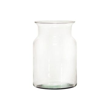 Glass decorative vase HANNA AIR, eco glass, clear, 16"/40cm, Ø7.4"/18,7cm