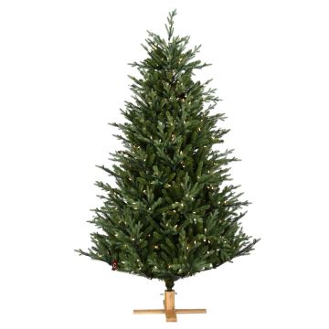 Artificial Christmas tree RIVERSIDE SPEED, LEDs, 7ft/210cm, Ø5ft/140cm