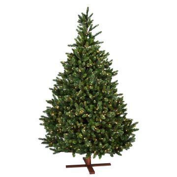 Artificial fir tree LYON SPEED DELUXE, LEDs, 8ft/245cm, Ø5ft/160cm