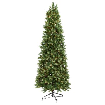 Artificial fir tree KNOXVILLE SPEED, LEDs, 7ft/210cm, Ø3ft/90cm