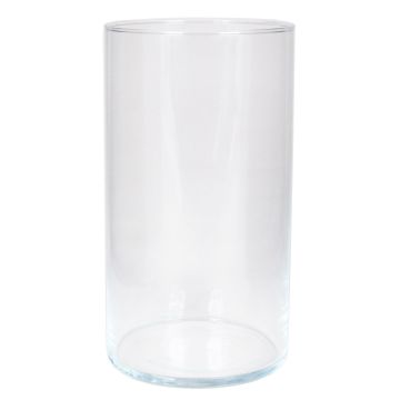 Glass vase SANNY, cylinder, clear, 12"/29,5cm, Ø6.2"/15,8cm