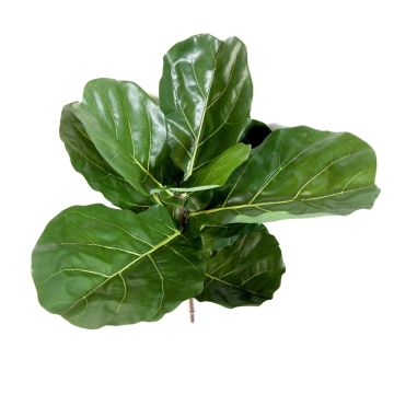 Artificial Ficus Lyrata ATIKA on spike, green, 24"/60cm