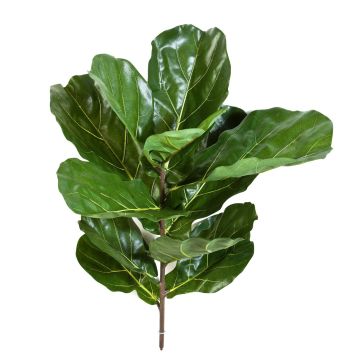 Artificial Ficus Lyrata ATIKA on spike, green, 30"/75cm