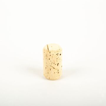 Craft cork JAKOBA, knurled on both sides, light-coloured, 1.7"/4,4cm, Ø1"/2,6cm