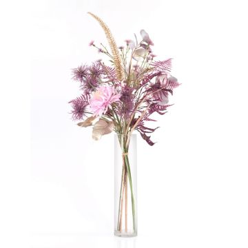 Artificial New Year's Eve bouquet MENAMI, witch hazel, purple-champagne, 3ft/95 cm, Ø 18"/45 cm